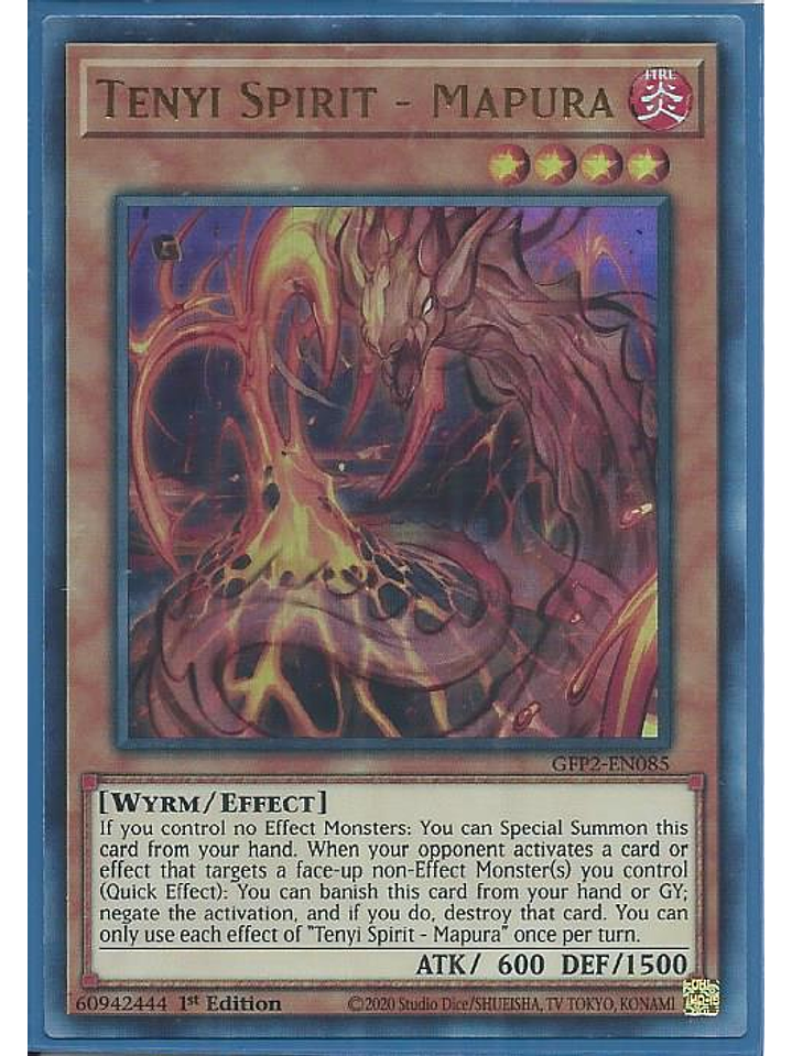 Tenyi Spirit - Mapura - GFP2-EN085 - Ultra Rare 1st Edition 1