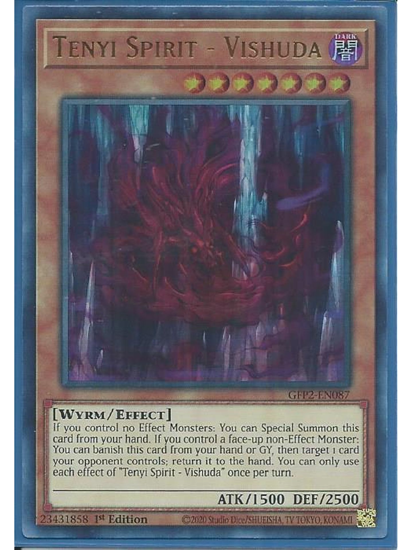 Tenyi Spirit - Vishuda - GFP2-EN087 - Ultra Rare 1st Edition 1