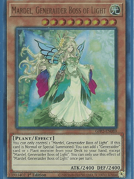 Mardel, Generaider Boss of Light - GFP2-EN089 - Ultra Rare 1st Edition