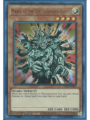 Manju of the Ten Thousand Hands - GFP2-EN099 - Ultra Rare 1st Edition