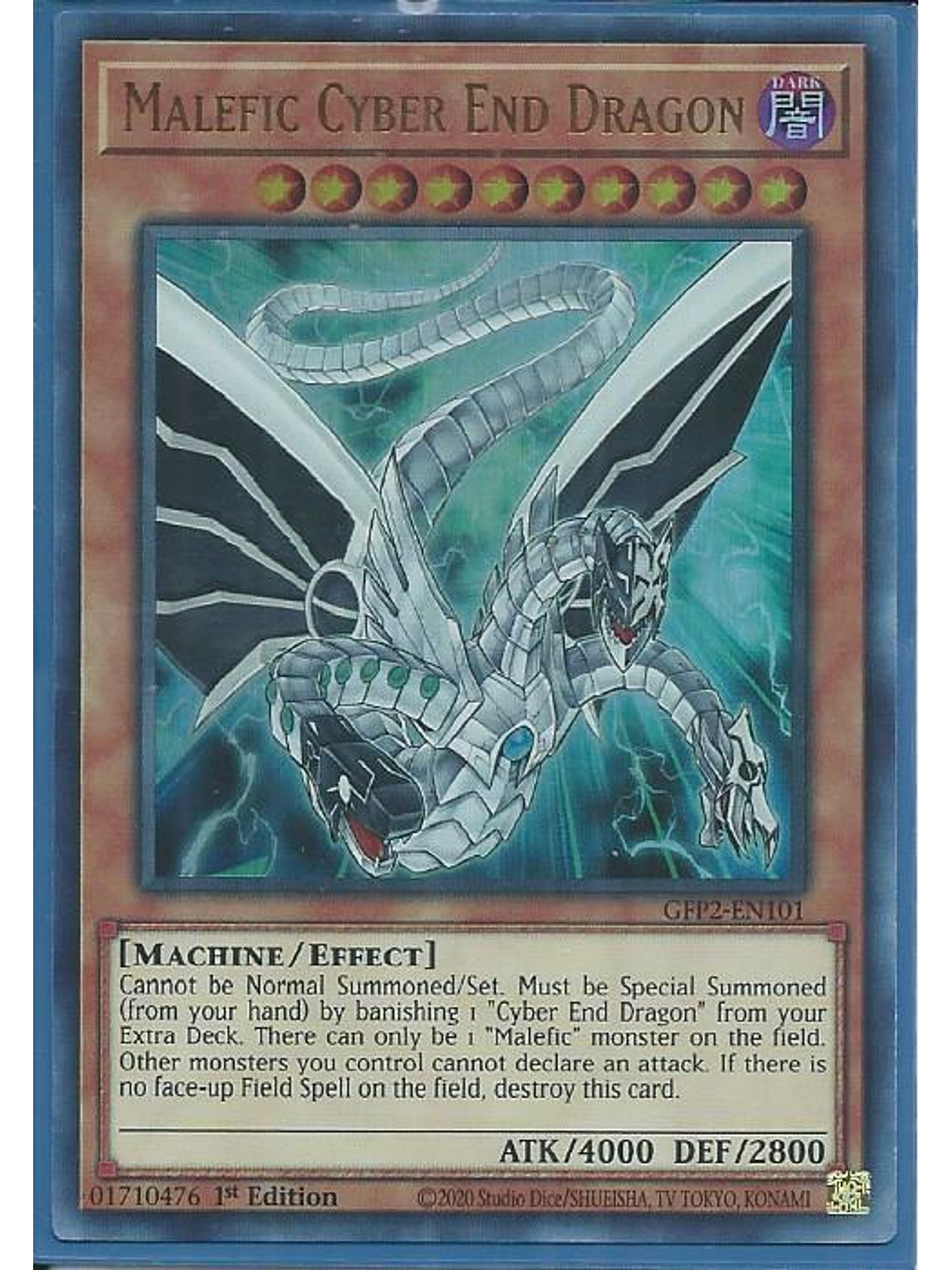 Malefic Cyber End Dragon - GFP2-EN101 - Ultra Rare 1st Edition 1
