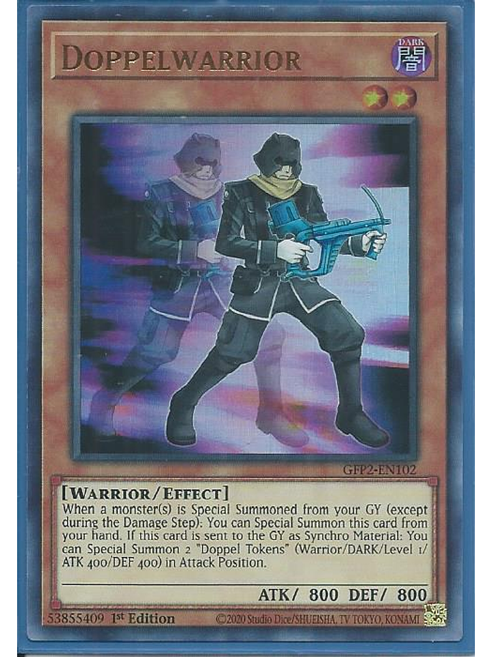 Doppelwarrior - GFP2-EN102 - Ultra Rare 1st Edition 1