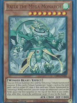 Raiza the Mega Monarch - GFP2-EN106 - Ultra Rare 1st Edition