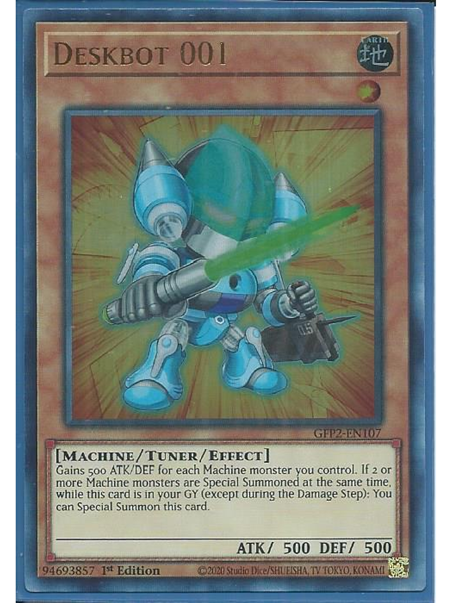 Deskbot 001 - GFP2-EN107 - Ultra Rare 1st Edition 1