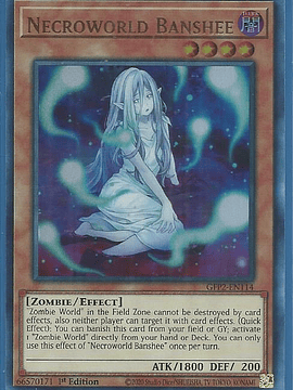 Necroworld Banshee - GFP2-EN114 - Ultra Rare 1st Edition