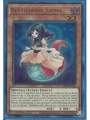 Reptilianne Lamia - GFP2-EN116 - Ultra Rare 1st Edition