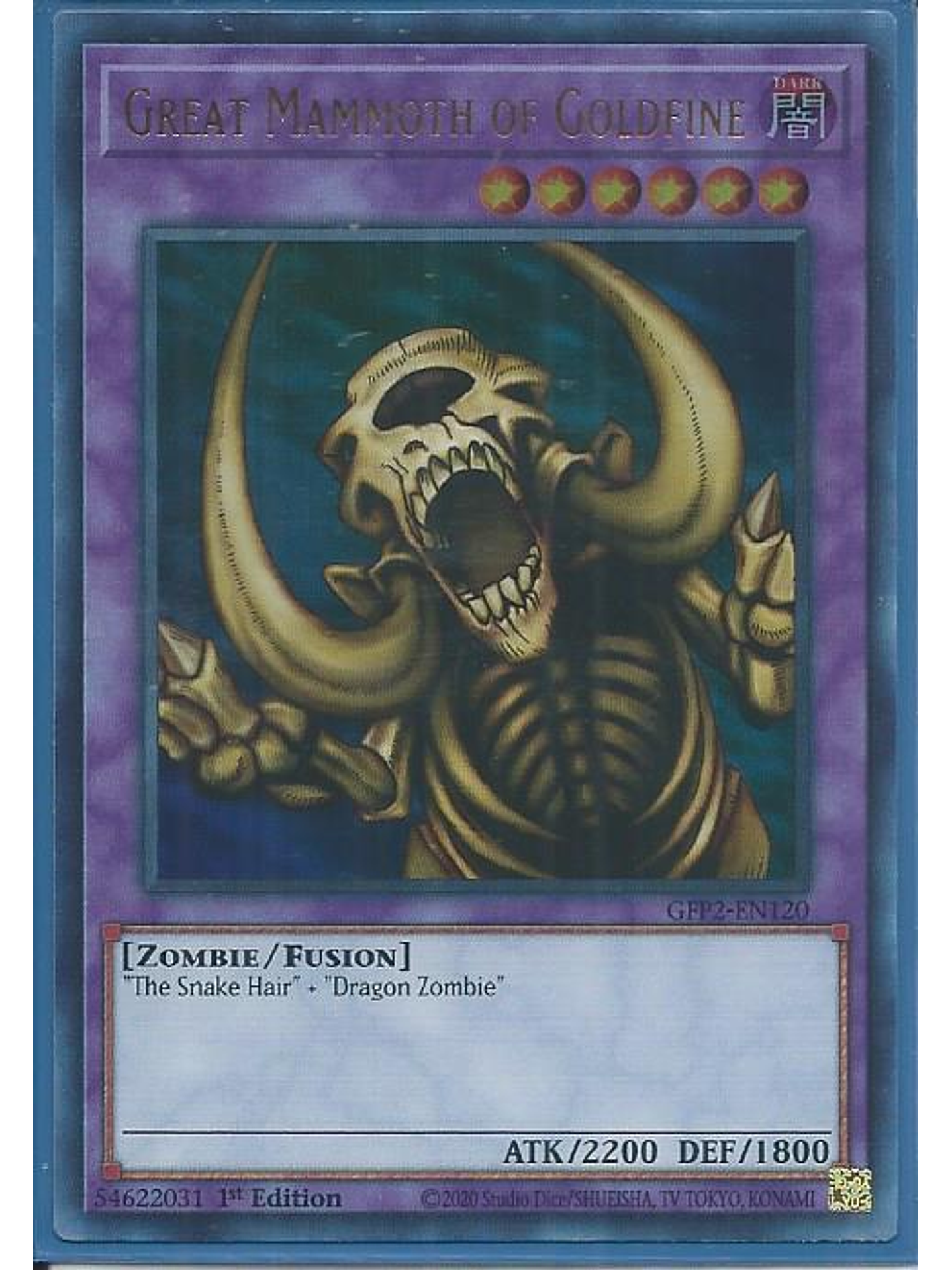 Great Mammoth of Goldfine - GFP2-EN120 - Ultra Rare 1st Edition 1