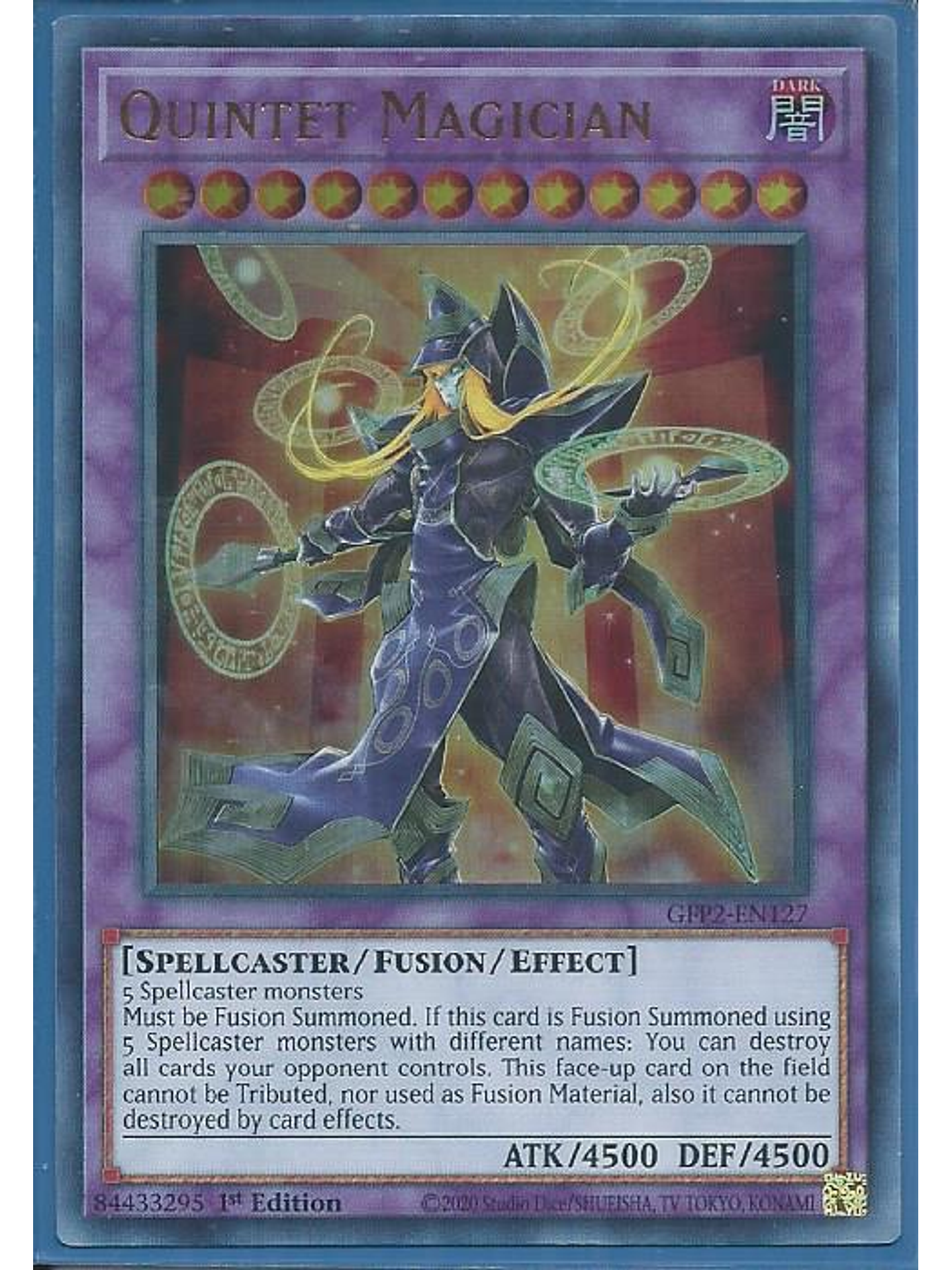 Quintet Magician - GFP2-EN127 - Ultra Rare 1st Edition 1