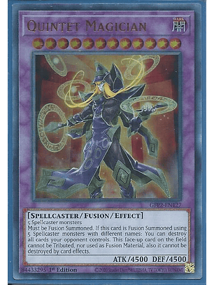 Quintet Magician - GFP2-EN127 - Ultra Rare 1st Edition