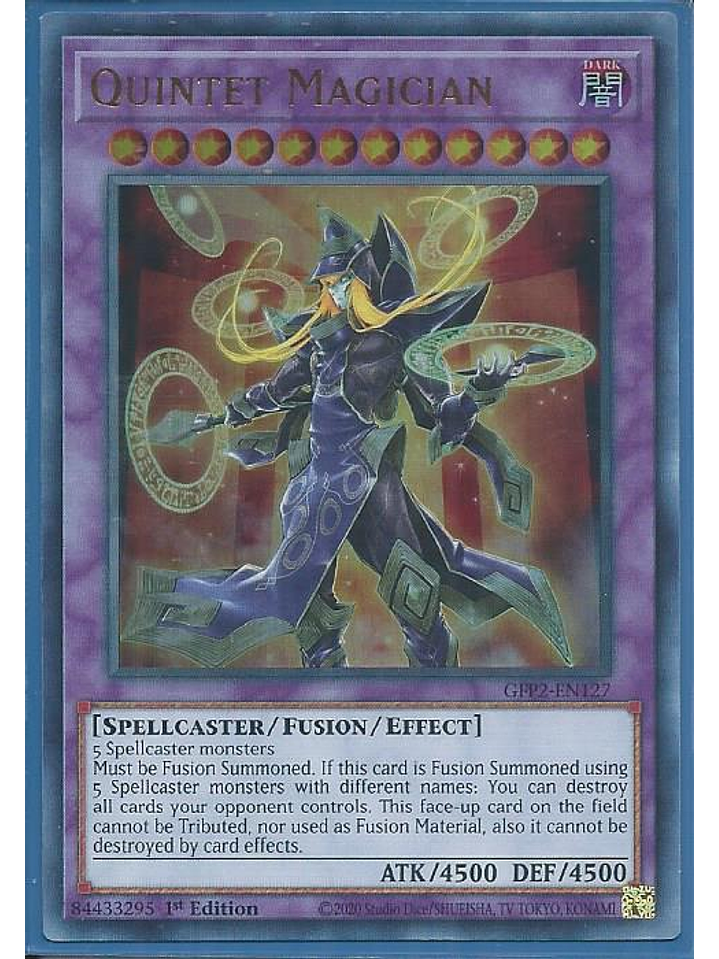 Quintet Magician - GFP2-EN127 - Ultra Rare 1st Edition 1