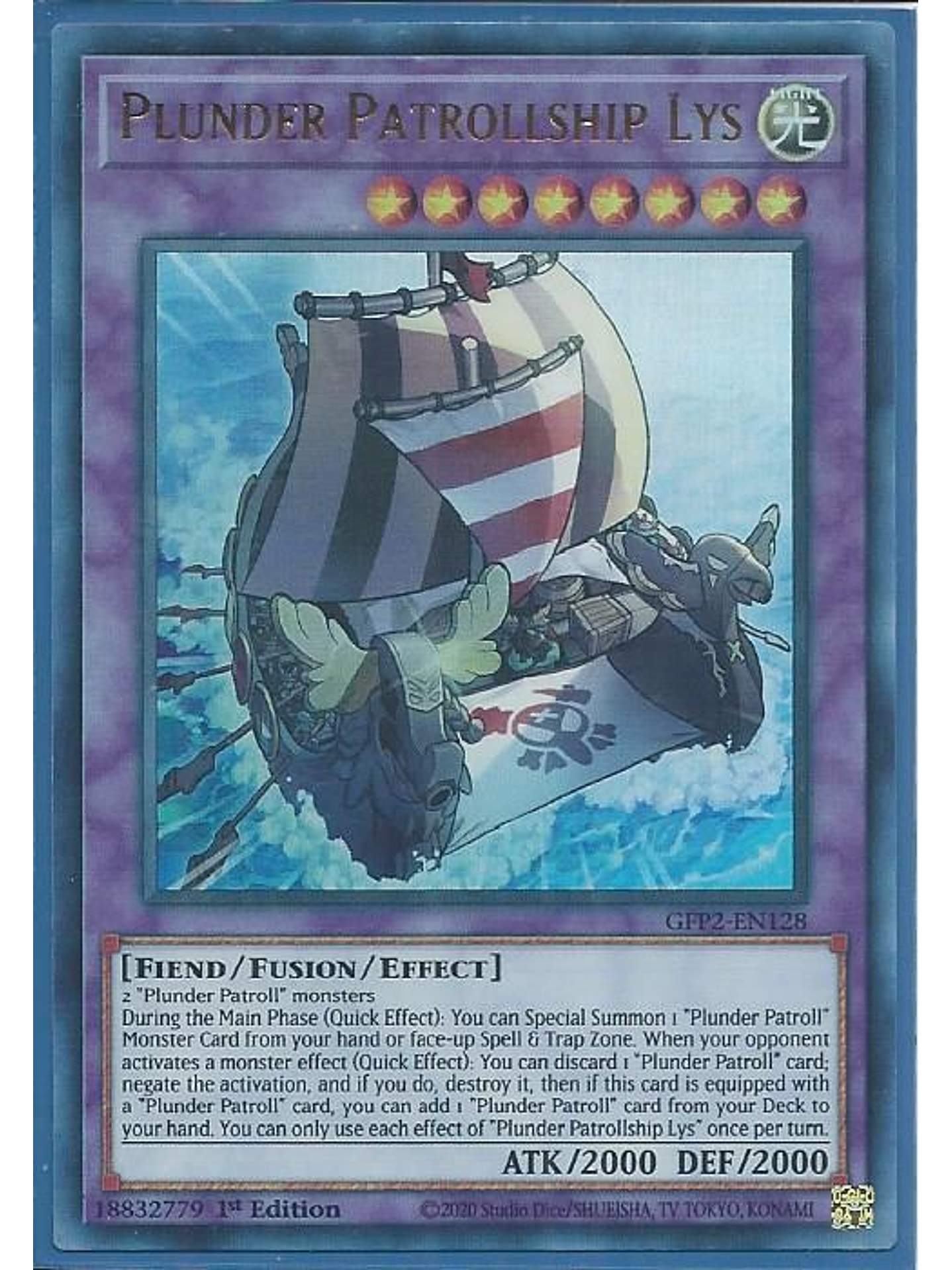 Plunder Patrollship Lys - GFP2-EN128 - Ultra Rare 1st Edition 1
