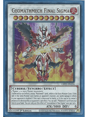 Geomathmech Final Sigma - GFP2-EN134 - Ultra Rare 1st Edition