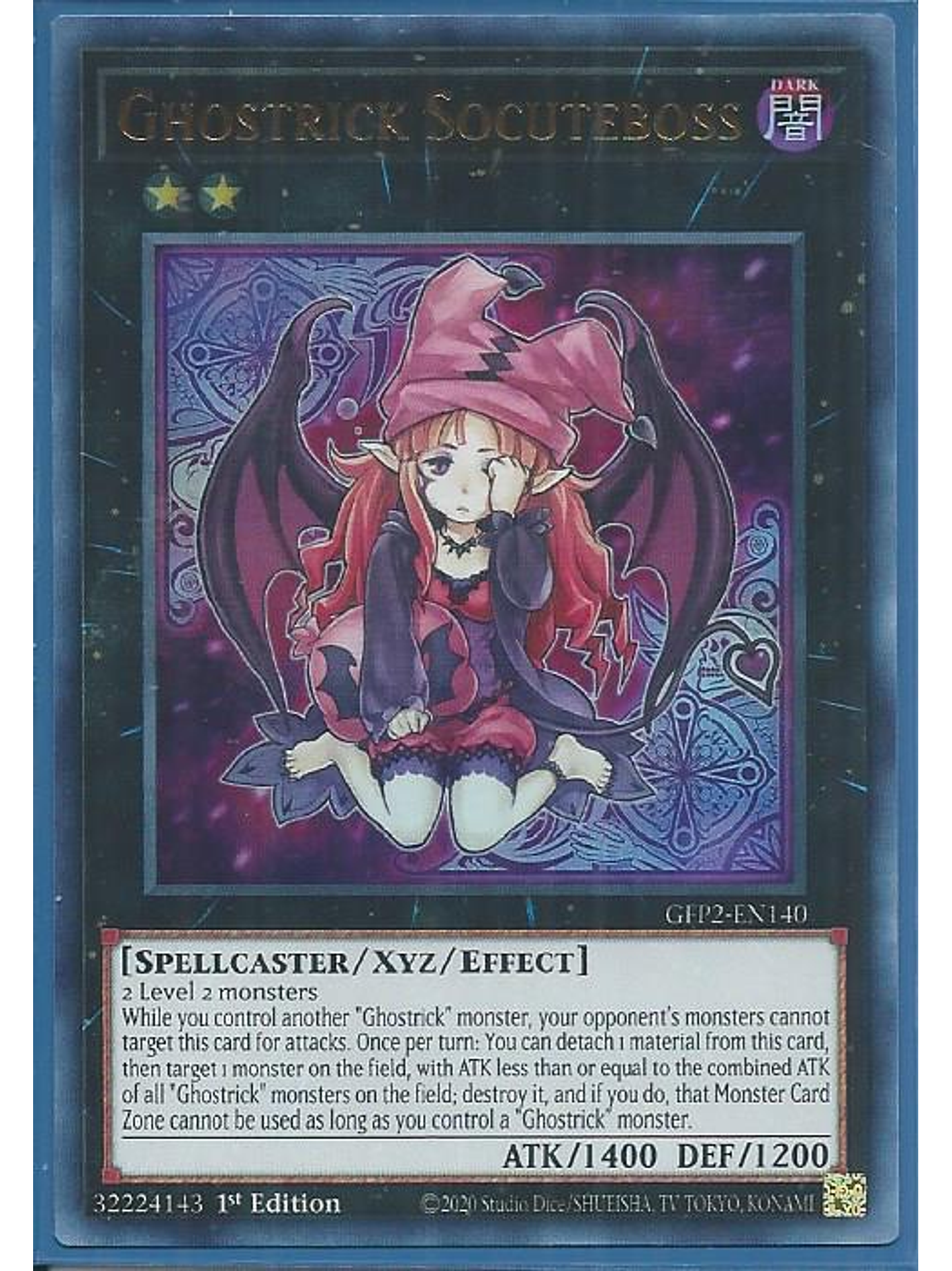 Ghostrick Socuteboss - GFP2-EN140 - Ultra Rare 1st Edition 1