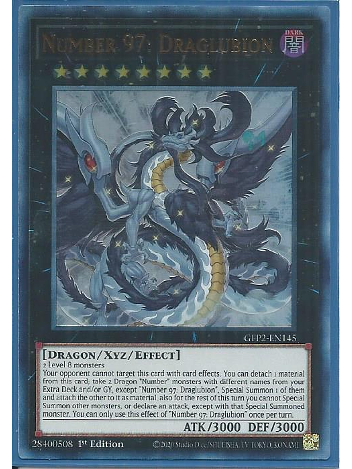 Number 97: Draglubion - GFP2-EN145 - Ultra Rare 1st Edition 1