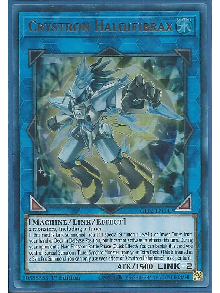 Crystron Halqifibrax - GFP2-EN149 - Ultra Rare 1st Edition 1