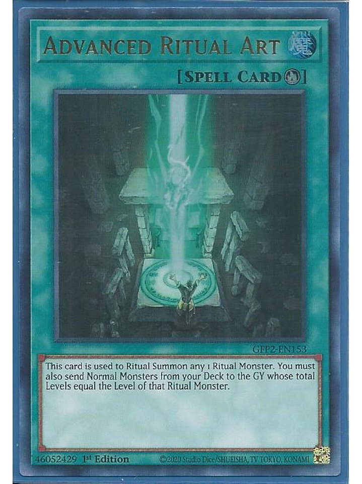 Advanced Ritual Art - GFP2-EN153 - Ultra Rare 1st Edition 1