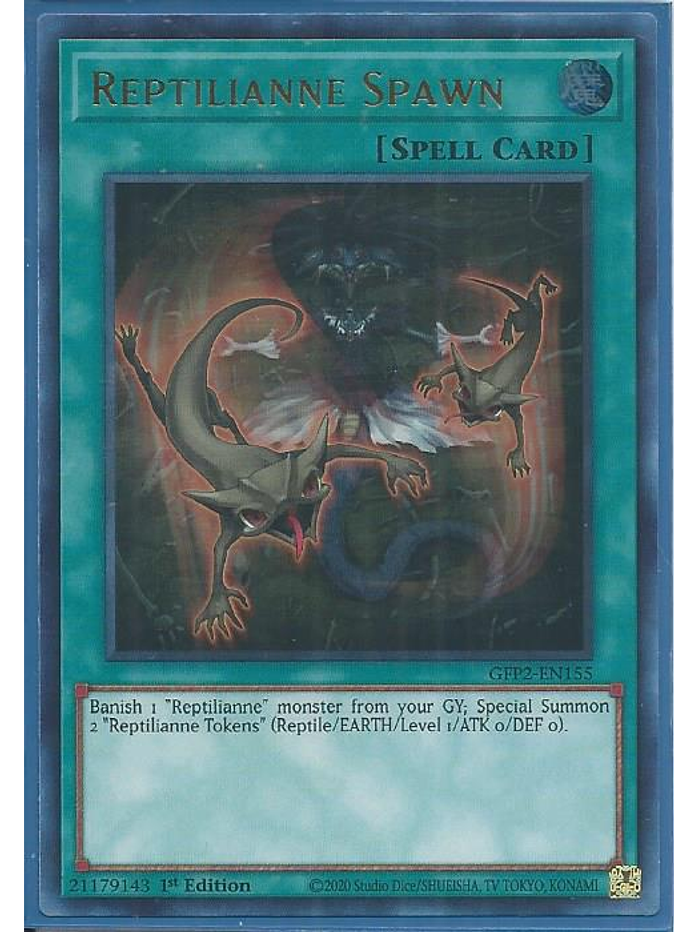 Reptilianne Spawn - GFP2-EN155 - Ultra Rare 1st Edition 1