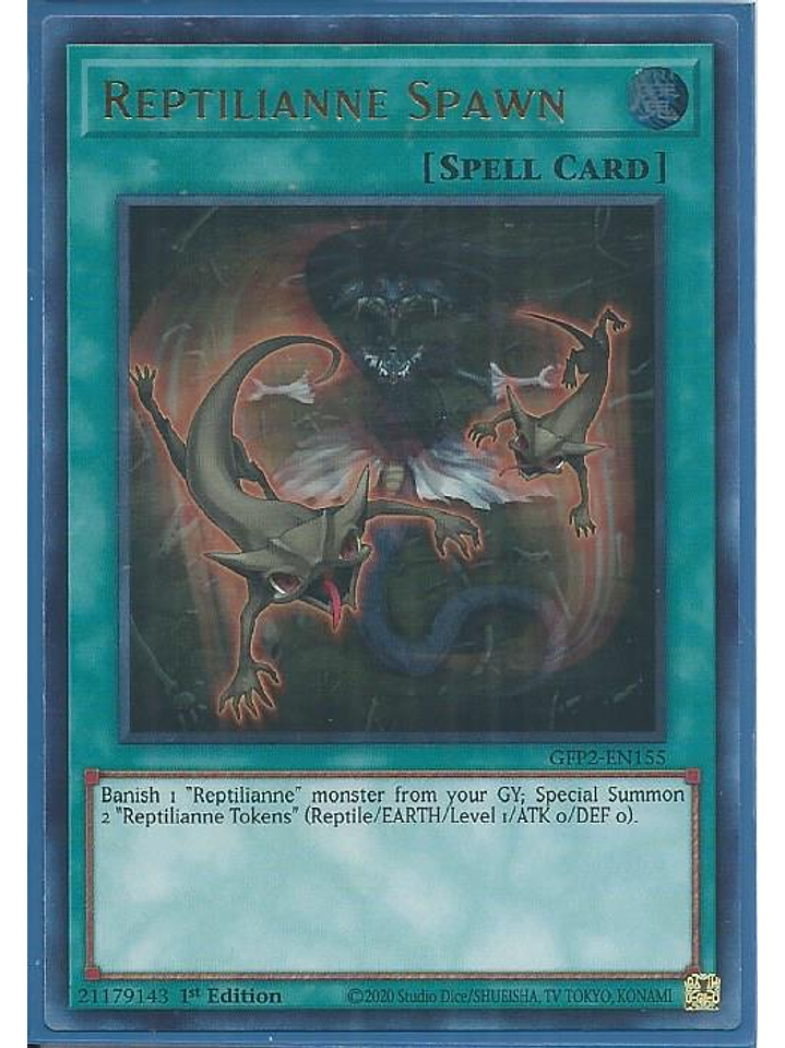 Reptilianne Spawn - GFP2-EN155 - Ultra Rare 1st Edition 1