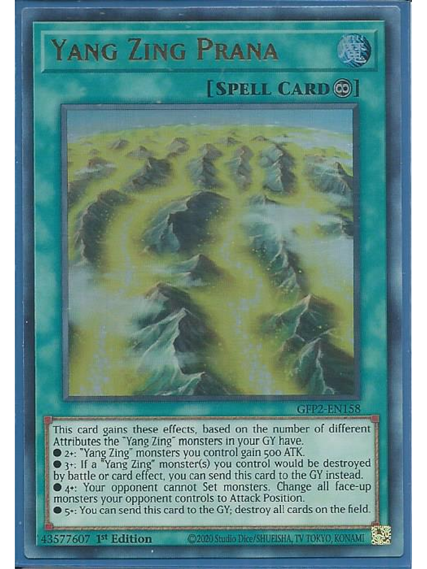 Yang Zing Prana - GFP2-EN158 - Ultra Rare 1st Edition 1