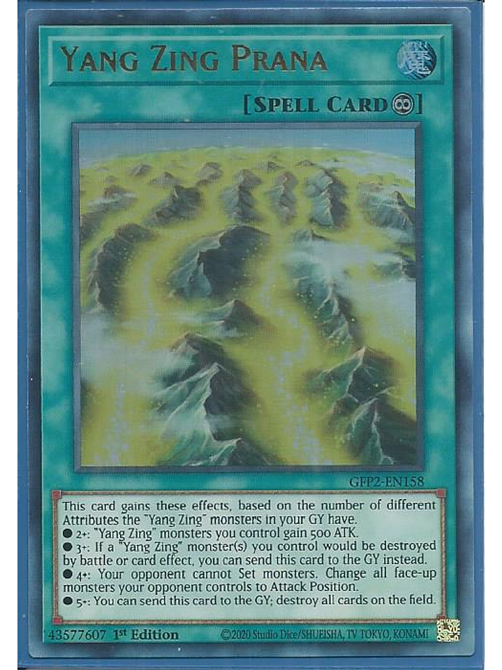 Yang Zing Prana - GFP2-EN158 - Ultra Rare 1st Edition 1