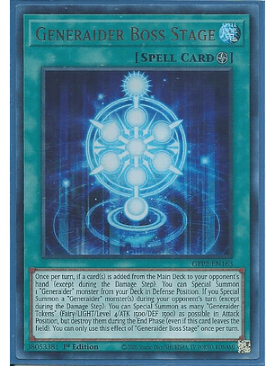 Generaider Boss Stage - GFP2-EN163 - Ultra Rare 1st Edition