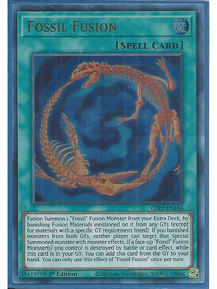 Fossil Fusion - GFP2-EN166 - Ultra Rare 1st Edition 1