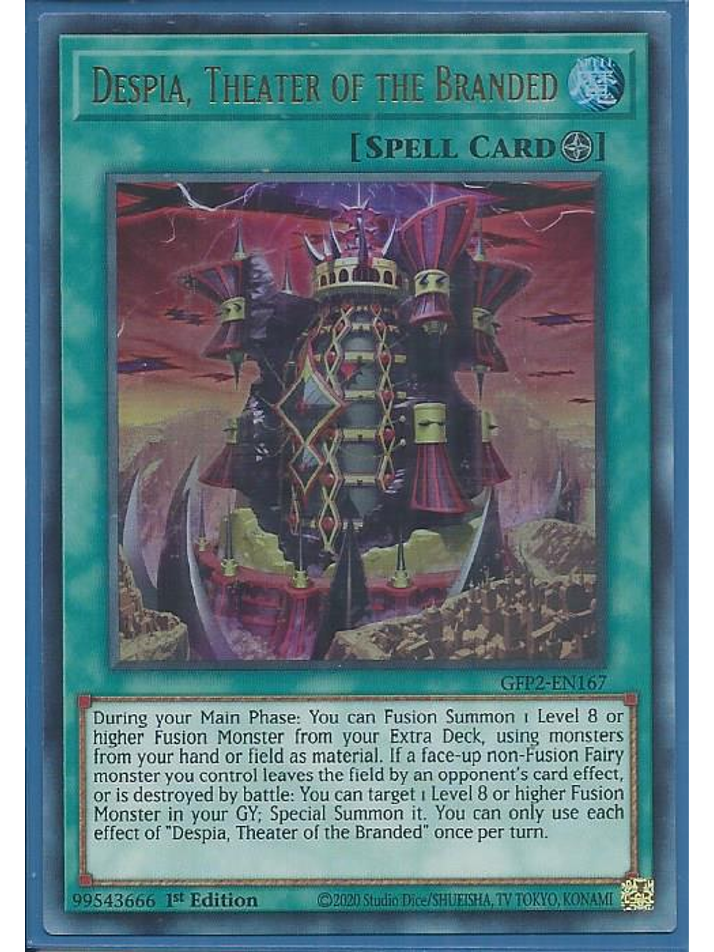 Despia, Theater of the Branded - GFP2-EN167 - Ultra Rare 1st Edition 1