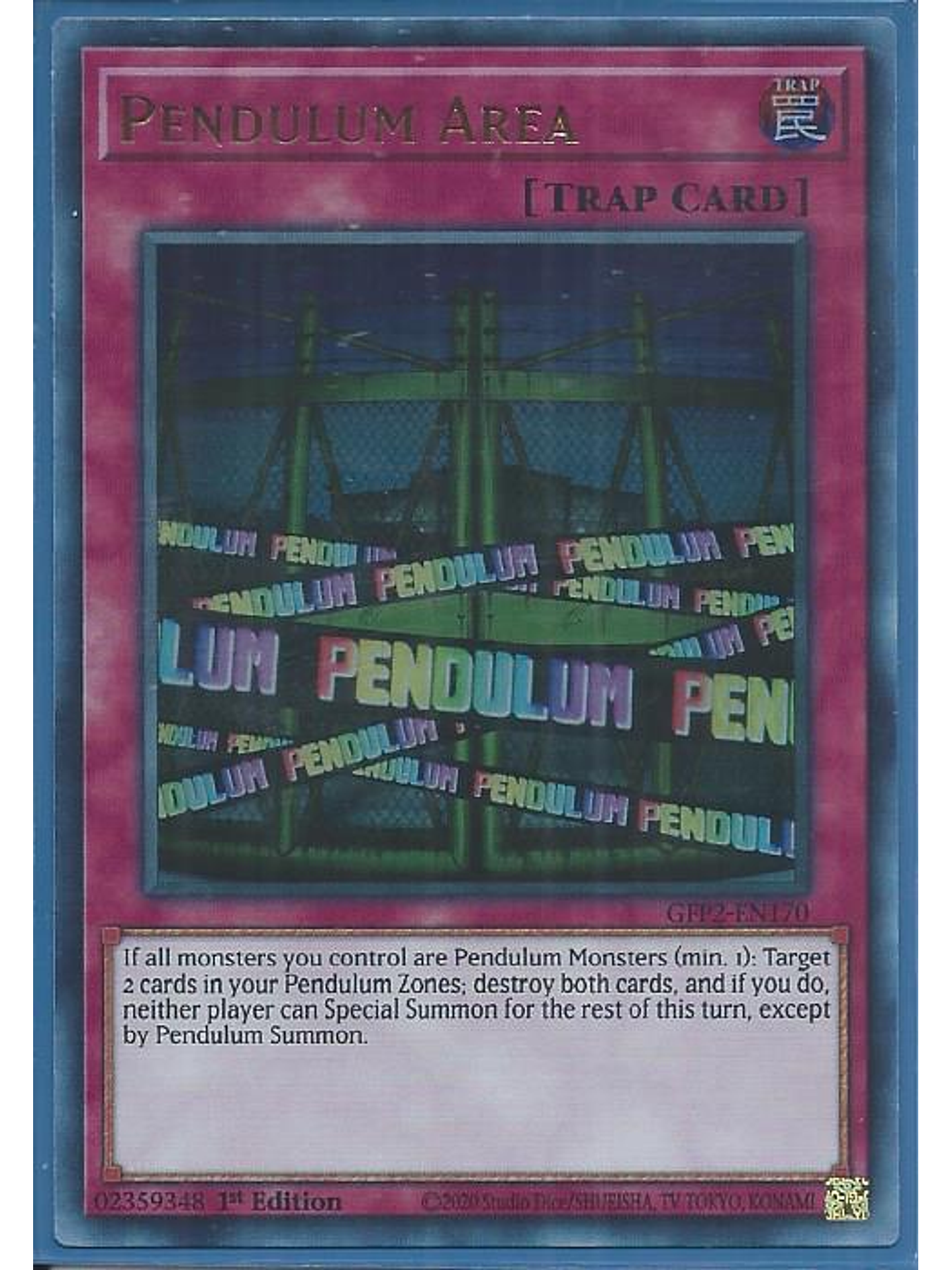 Pendulum Area - GFP2-EN170 - Ultra Rare 1st Edition 1