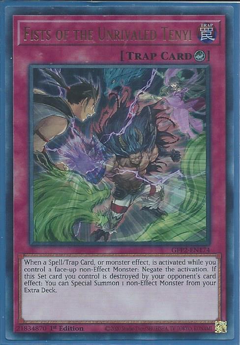 Fists of the Unrivaled Tenyi - GFP2-EN174 - Ultra Rare 1st Edition