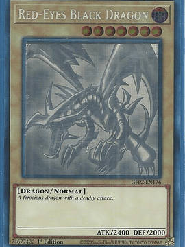 Red-Eyes Black Dragon - GFP2-EN176 - Ghost Rare 1st Edition
