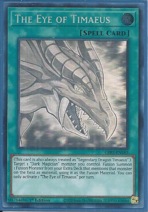 The Eye of Timaeus - GFP2-EN183 - Ghost Rare 1st Edition