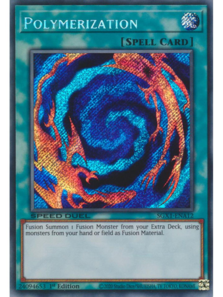 Polymerization - SGX1-ENA12 - Secret Rare 1st Edition 1