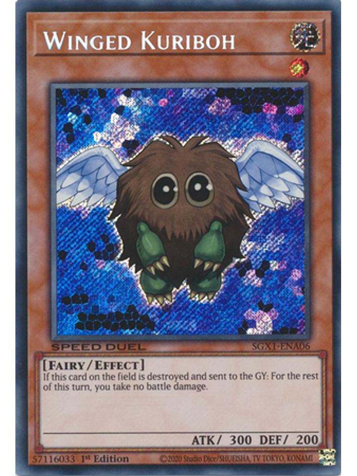 Winged Kuriboh - SGX1-ENA06 - Secret Rare 1st Edition 1