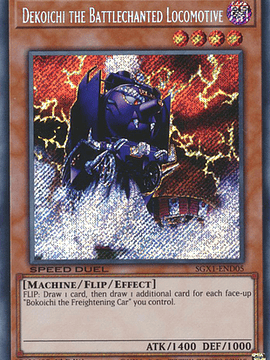 Dekoichi the Battlechanted Locomotive - SGX1-END05 - Secret Rare 1st Edition