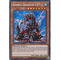 Armed Dragon LV7 - SGX1-ENC08 - Secret Rare 1st Edition