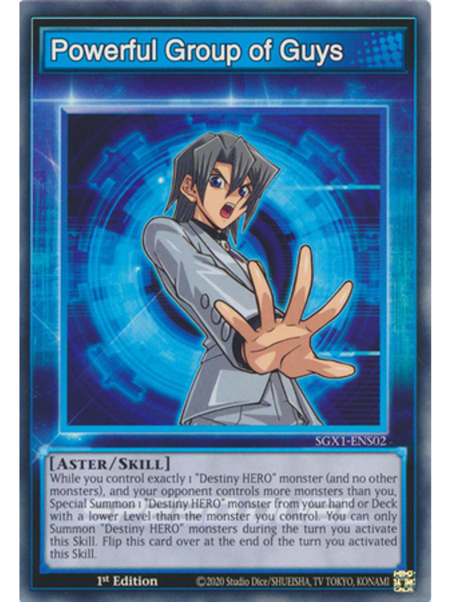 Powerful Group of Guys - SGX1-ENS02 - Common 1st Edition 1