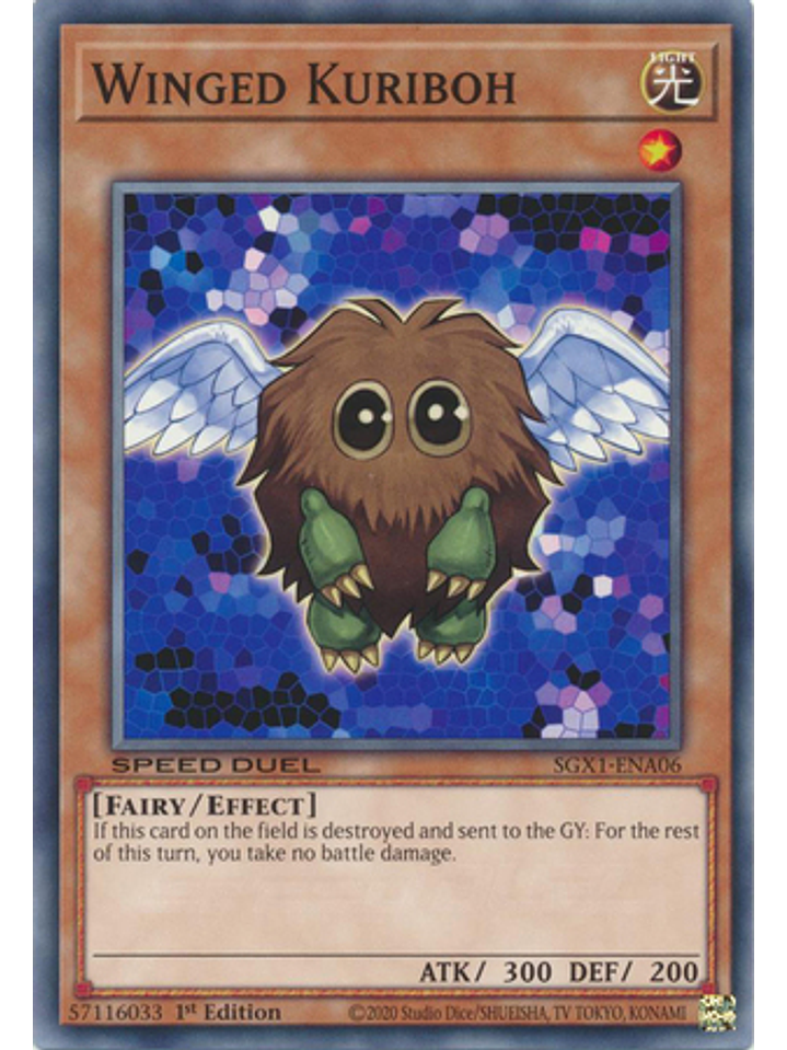 Winged Kuriboh - SGX1-ENA06 - Common 1st Edition 1