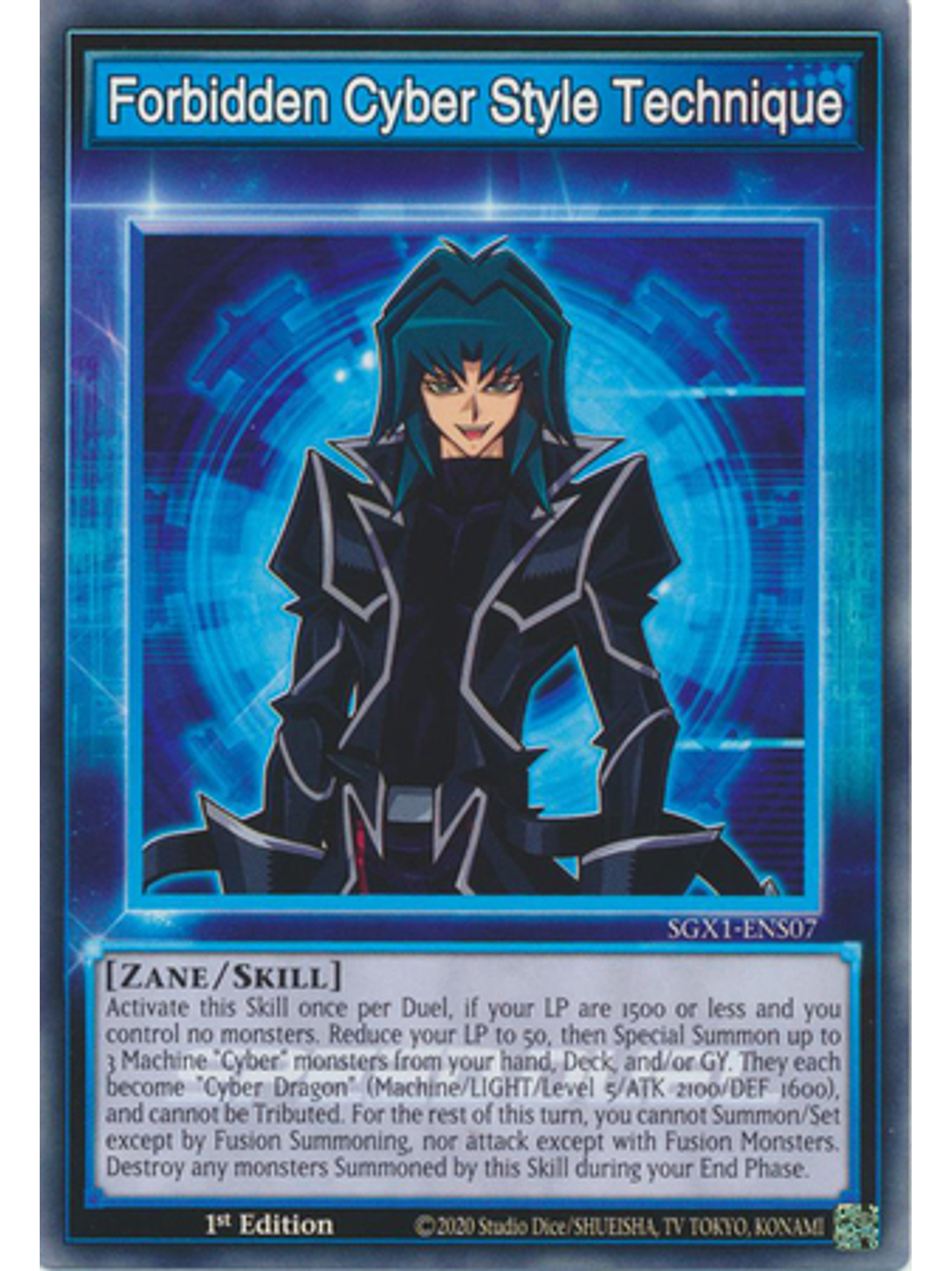 Forbidden Cyber Style Technique - SGX1-ENS07 - Common 1st Edition 1