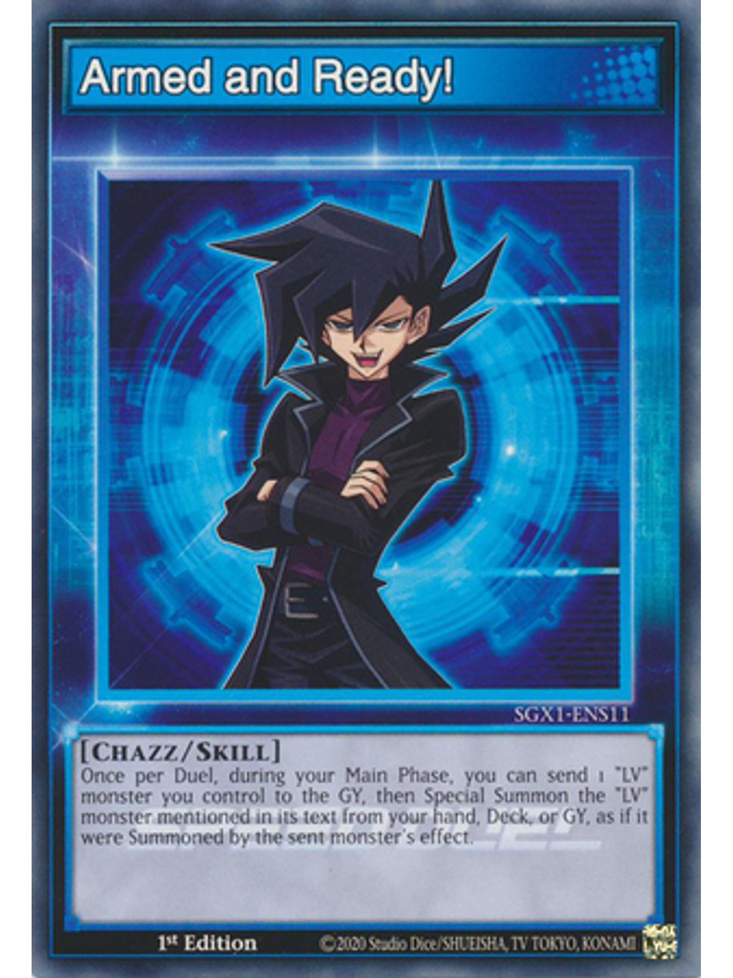 Armed and Ready! - SGX1-ENS11 - Common 1st Edition 1