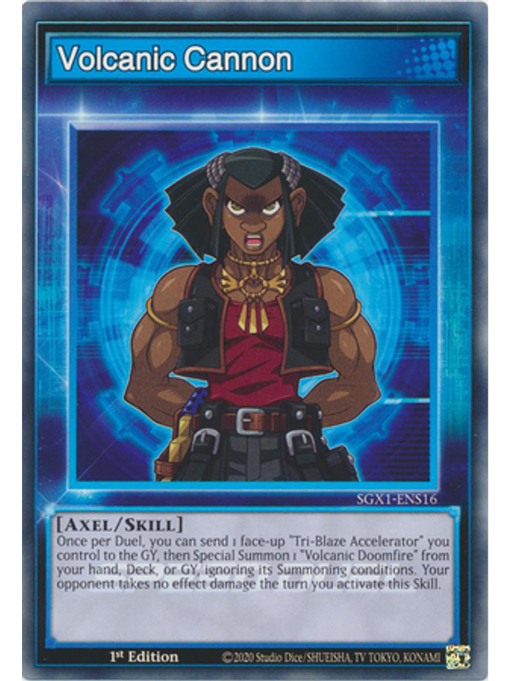 Volcanic Cannon - SGX1-ENS16 - Common 1st Edition 1