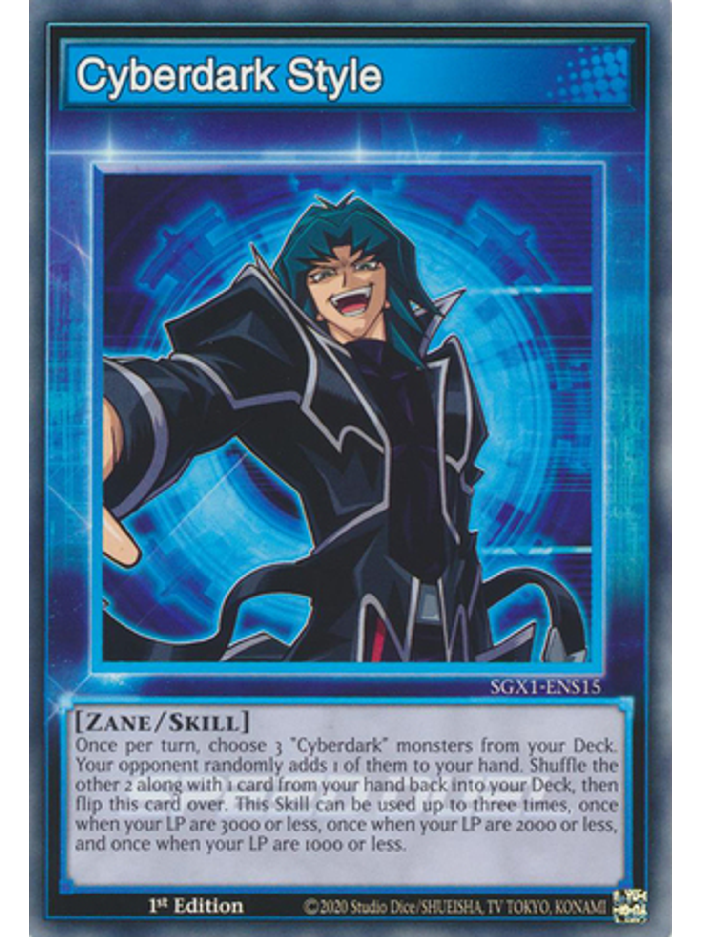 Cyberdark Style - SGX1-ENS15 - Common 1st Edition 1