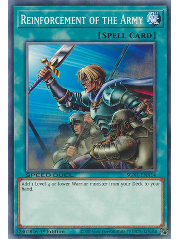 Reinforcement of the Army - SGX1-ENA14 - Common 1st Edition 1