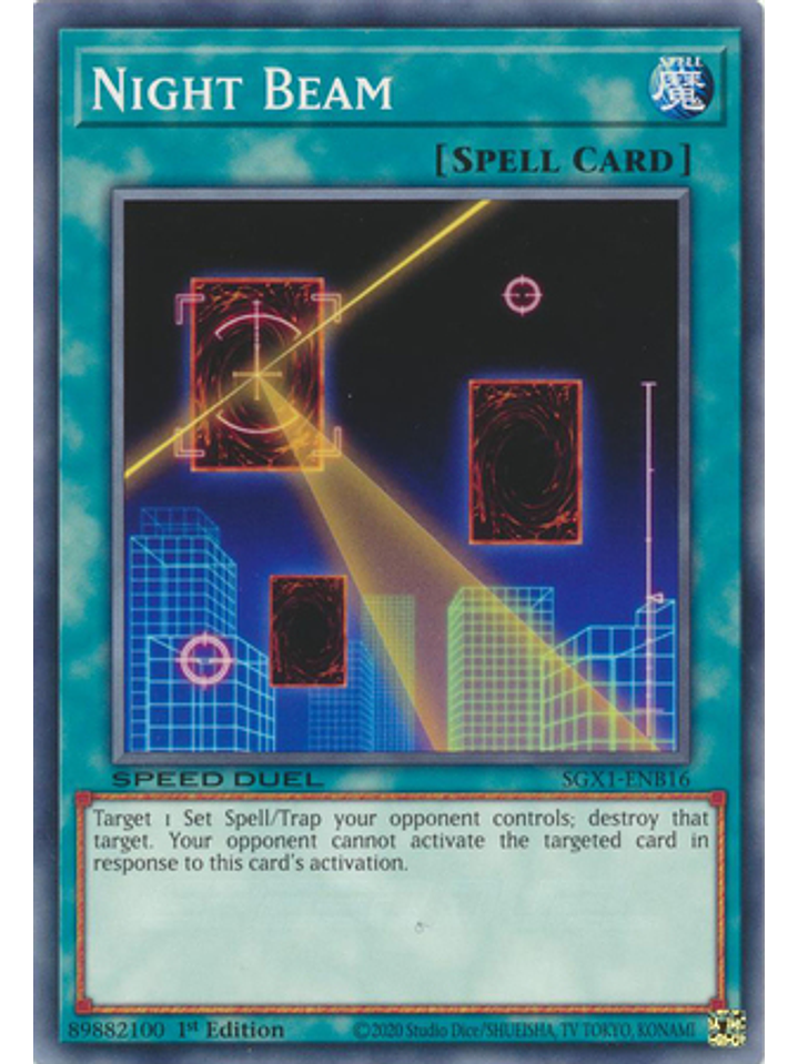 Night Beam - SGX1-ENB16 - Common 1st Edition 1