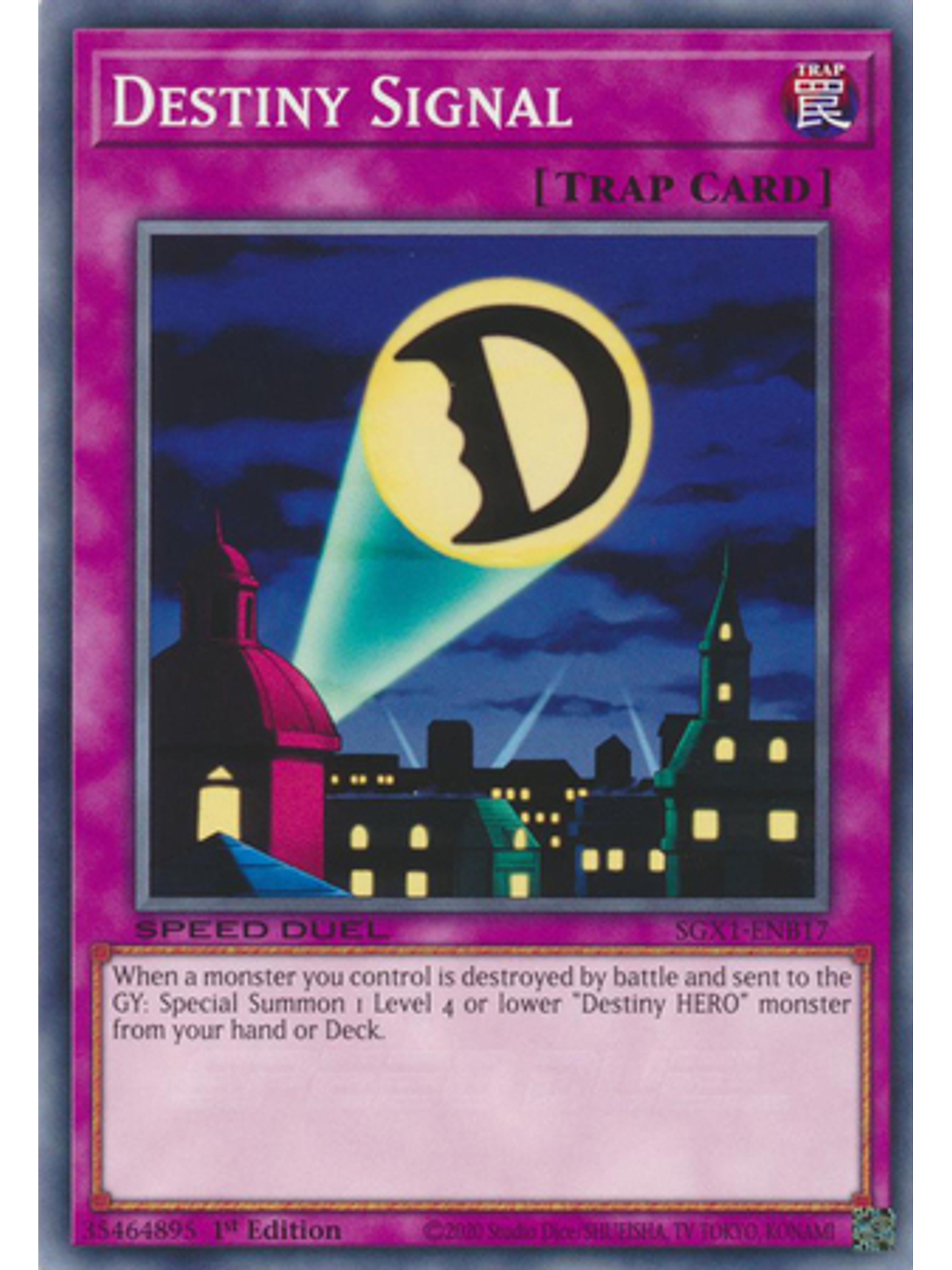 Destiny Signal - SGX1-ENB17 - Common 1st Edition 1