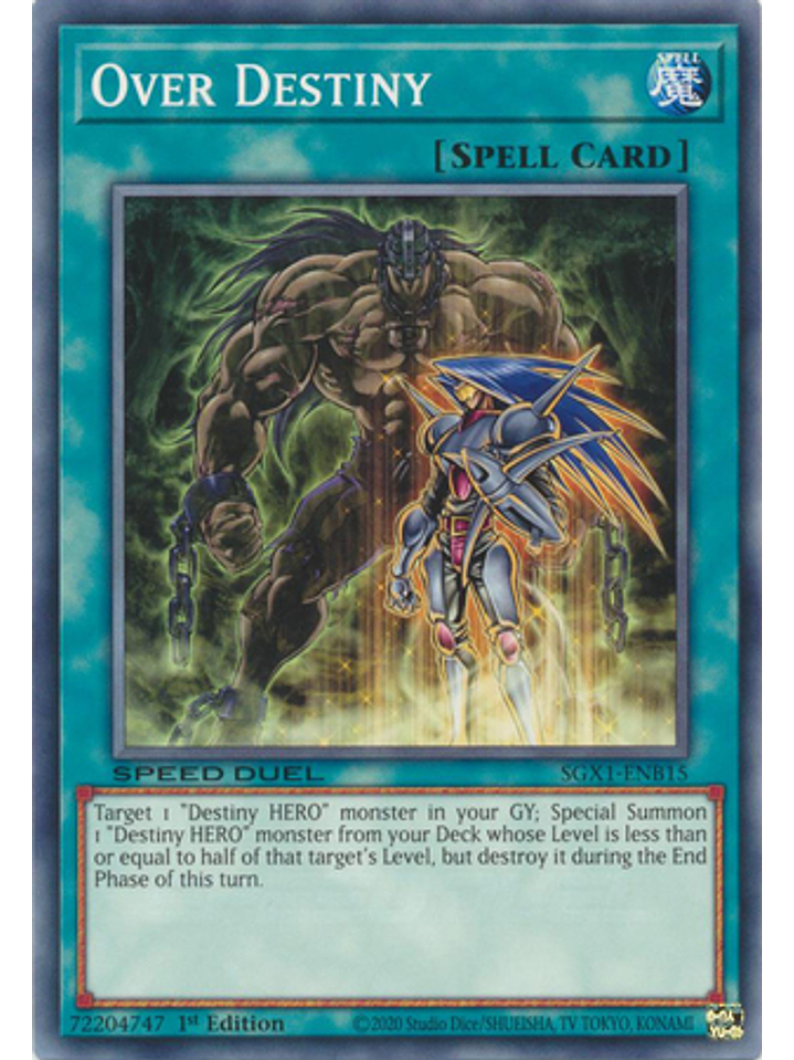 Over Destiny - SGX1-ENB15 - Common 1st Edition 1