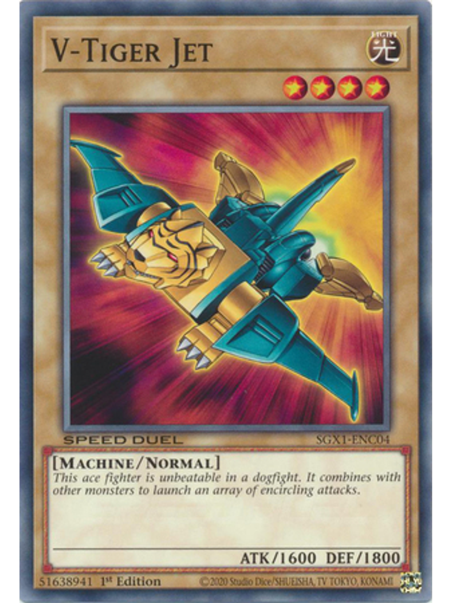 V-Tiger Jet - SGX1-ENC04 - Common 1st Edition 1