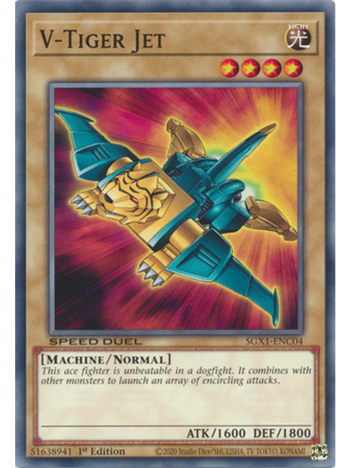 V-Tiger Jet - SGX1-ENC04 - Common 1st Edition 1