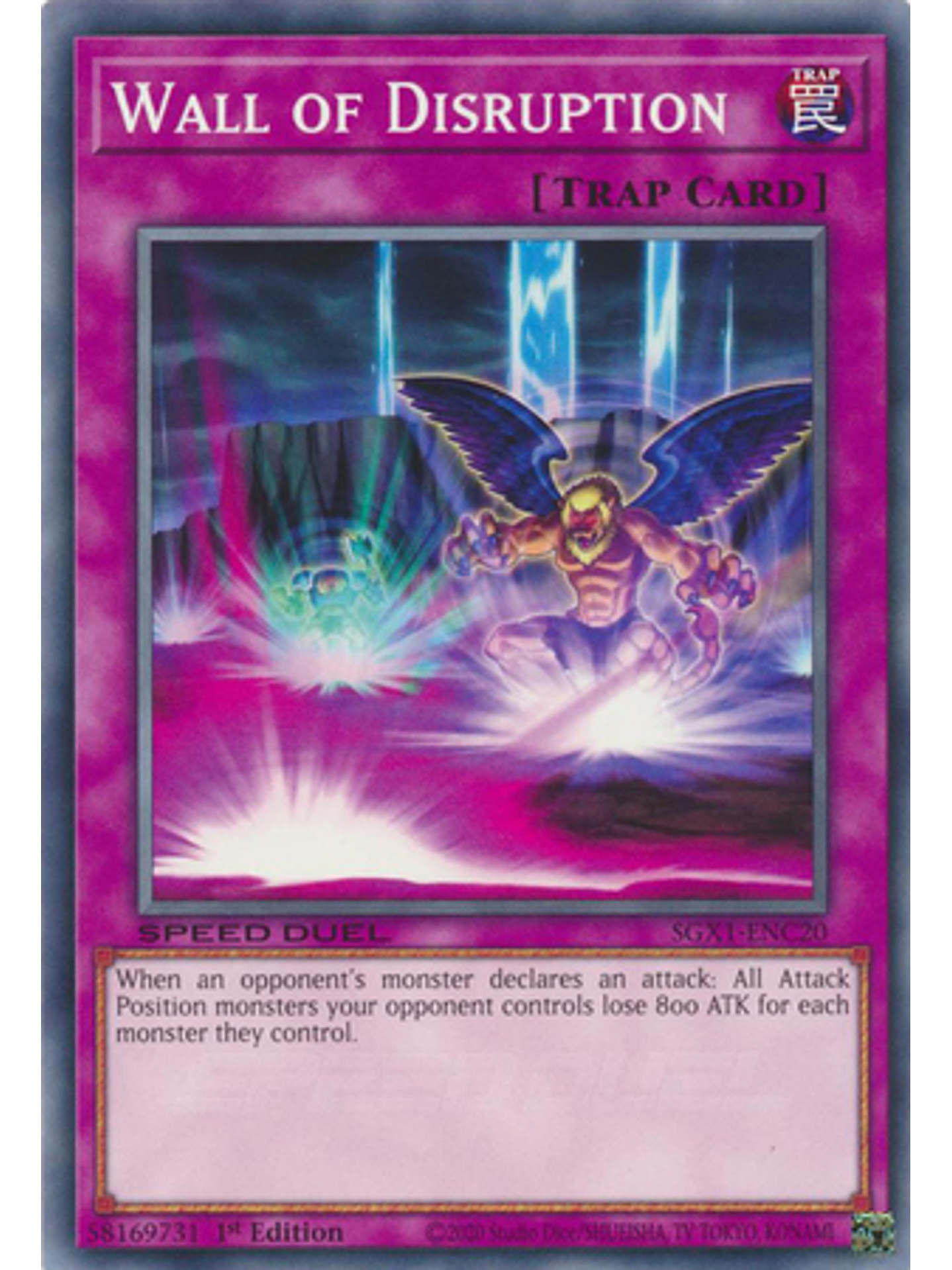 Wall of Disruption - SGX1-ENC20 - Common 1st Edition 1