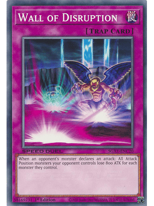Wall of Disruption - SGX1-ENC20 - Common 1st Edition