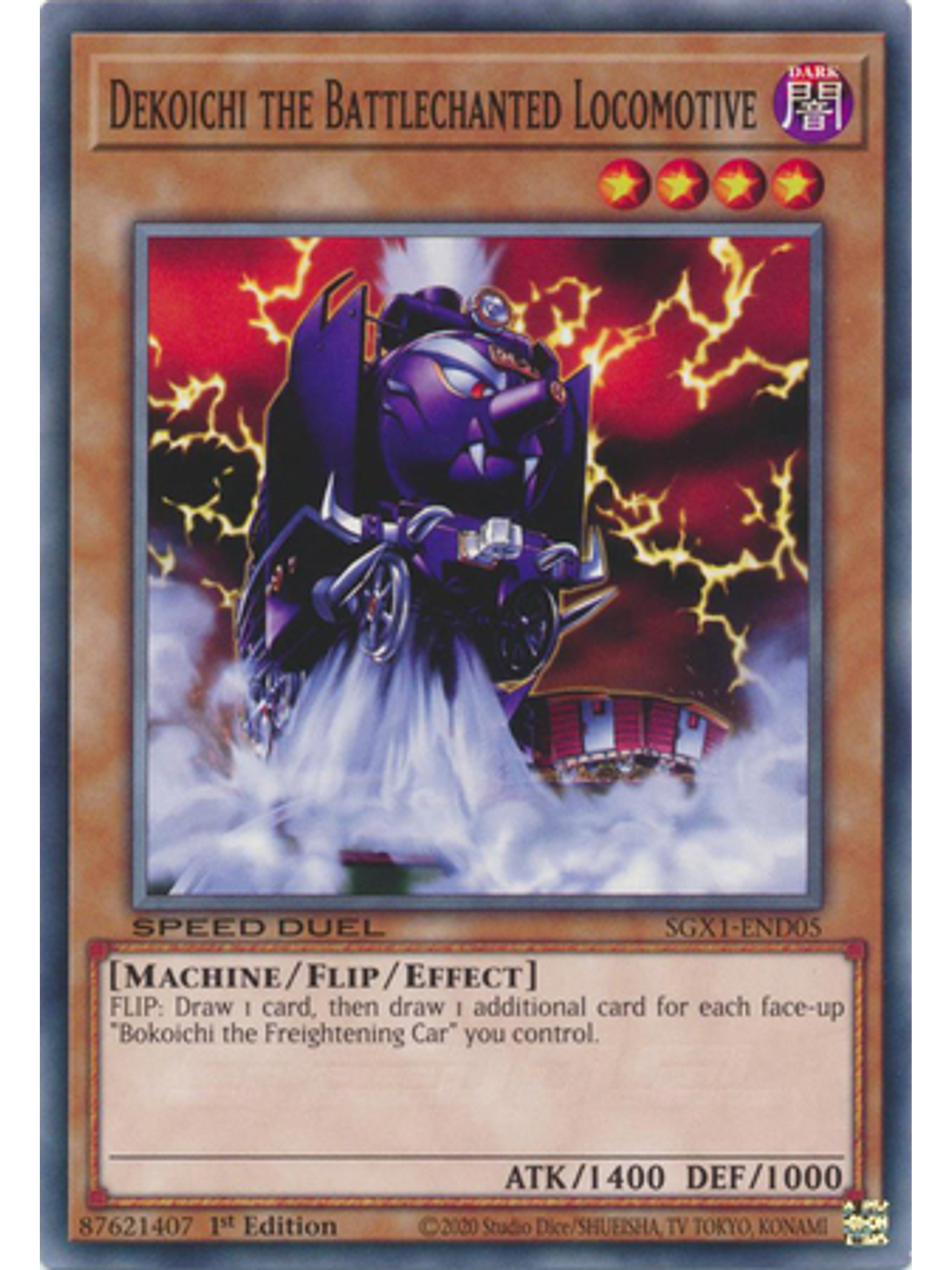 Dekoichi the Battlechanted Locomotive - SGX1-END05 - Common 1st Edition 1
